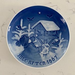 1967 Bing and Grondahl Christmas Plate made in Denmark
